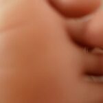 右足の超ドアップ足裏その２